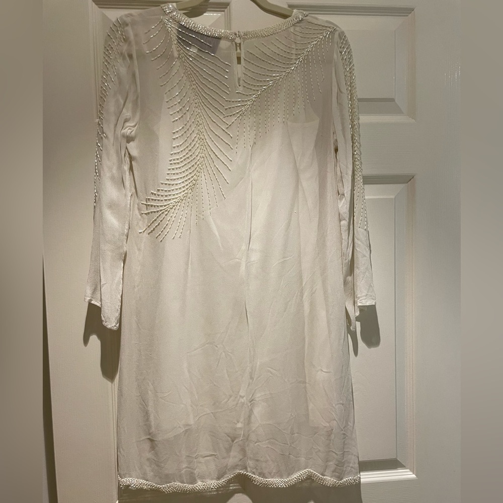 Rory Beca Haldi Beaded Peacock Dress size xs
